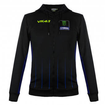 Motorrad Westen VR 46 Hoodie Yamaha Dual Black