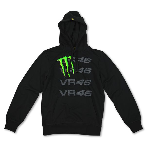 Motorrad Westen VR 46 Monster Hoodie Black